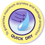 "Quick Dry" paviršius